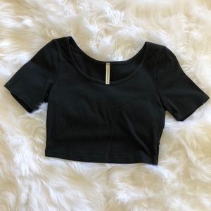 Black Crop Top
